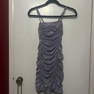 Light floral purple dress